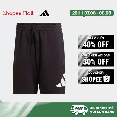 [Duy nhất 8.8 - VOUCHER 30%]adidas Phong cách sống Quần Short Future Icons Nam Đen HC3477