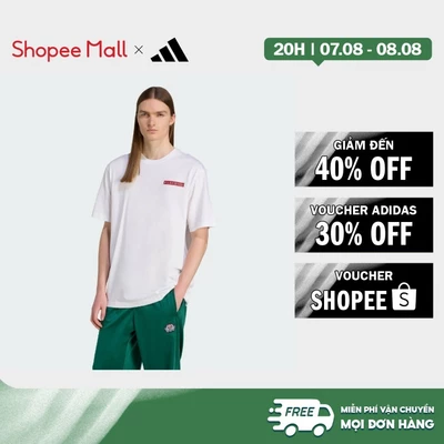 [Duy nhất 8.8 - VOUCHER 30%]adidas Phong cách sống Áo Thun Graphic Nam trắng JX3094