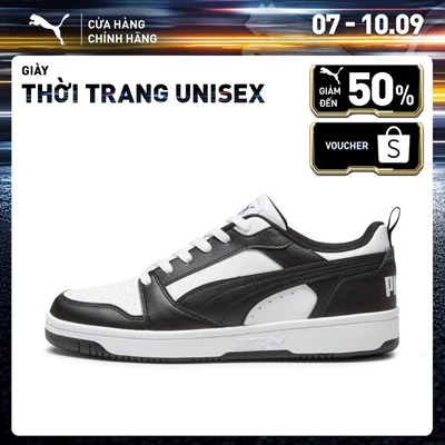 Giày Thời Trang PUMA Unisex Rebound V6 Low Sneakers Màu Trắng