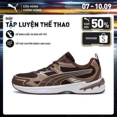 Giày Thể Thao PUMA Unisex Milenio tech 2000 Chocolate Fondue-Chestnut Brown-Totally Taupe Màu Nâu