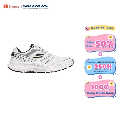 Giày Thể Thao Nam Skechers Performance GOrun Consistent 2.0 Mapleton - 220861-WBK Air-Cooled Goga Mat