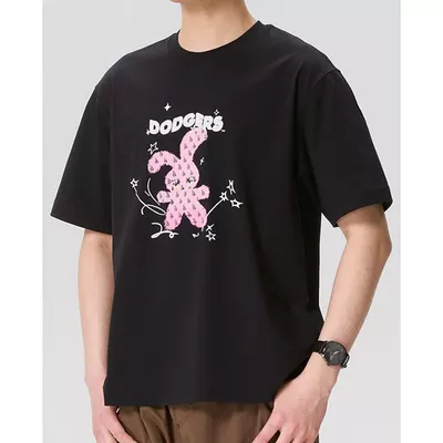 MLB - Áo thun unisex cổ tròn tay ngắn Bunny_3ATSN7063-07BKS
