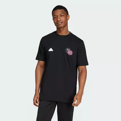 adidas Lifestyle House of Tiro Summer Graphic Tee Men Black IW2662