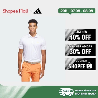 [Duy nhất 8.8 - VOUCHER 30%]adidas Đánh gôn ÁO POLO PERFORMANCE HOẠ TIẾT VÂN NỔI Nam trắng KB6793
