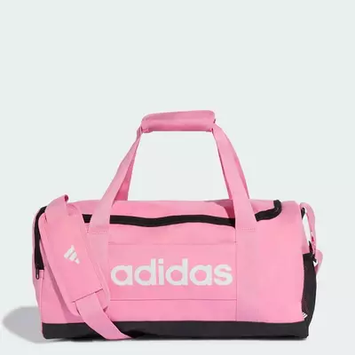 adidas Phong cách sống Túi Duffel Linear Cỡ Nhỏ Unisex Hồng KE5708