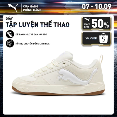 Giày Thể Thao PUMA Unisex Park Lifestyle II Cat Warm White Màu Trắng