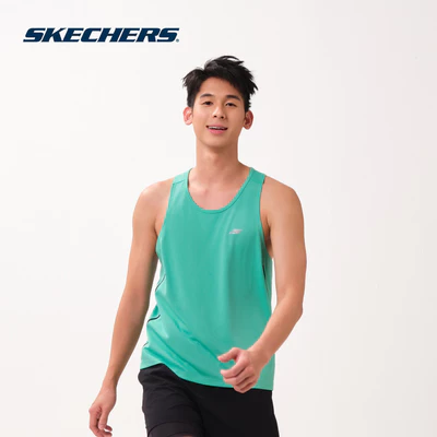 Sports Tank Top Nam Skechers Running Performance Sports Tank Top - SP126M092-01K1 Online Sale
