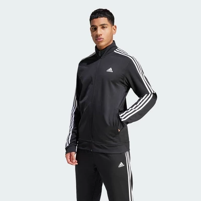 adidas Phong cách sống Áo Track Jacket Khởi Động 3 Sọc Essentials Nam Đen H46099