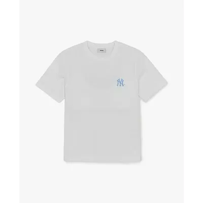 MLB - Áo thun unisex tay ngắn Basic Color Lettering Graphic_3ATSB6363-50WHS