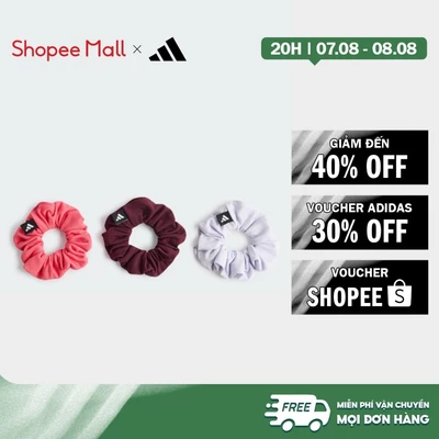 [Duy nhất 8.8 - VOUCHER 30%]adidas Phong cách sống BỘ 3 DÂY BUỘC TÓC Nữ Hồng KU8539