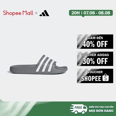[Duy nhất 8.8 - VOUCHER 30%]adidas Bơi lội & Phong cách sống Dép quai ngang Adilette Aqua Unisex Xám F35538