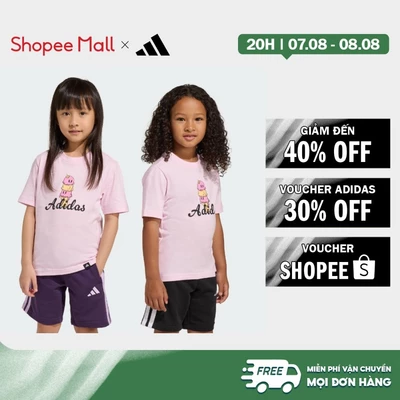 [Duy nhất 8.8 - VOUCHER 30%]adidas Phong cách sống ÁO THUN GRAPHIC FOOD PACK CHO TRẺ EM Trẻ em Hồng KA0542