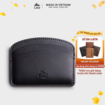 Ví Lata (Thời trang nam đựng namecard - Ví da Luxdeli LVN100)