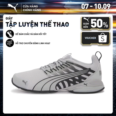 Giày Thể Thao PUMA Nam Voltaic Evo Wide Gray Echo-Black Màu Xám