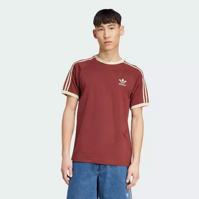 adidas Lifestyle Adicolor Classics 3-Stripes Tee Men Brown KC4713