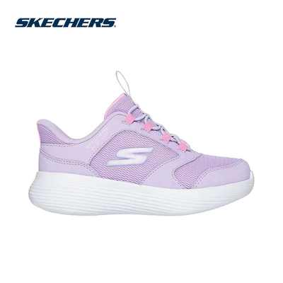 Giày Thể Thao Bé Gái Skechers Slip-Ins GOrun 400 V2 Tetra Speed - 303855L-LAV Air-Cooled Memory Foam