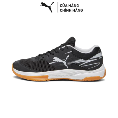 Giày Thể Thao Trong Nhà PUMA Unisex Varion II Black-Cool Light Gray-Yellow Blaze-Gum Màu Đen