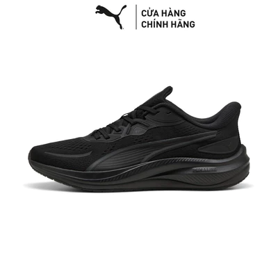 Giày Chạy Bộ PUMA Unisex Skyrocket Lite 2 Black-Matte Silver Màu Đen