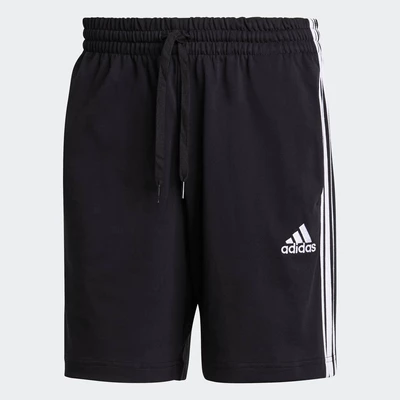 adidas Phong cách sống Quần Short 3 Sọc Essentials AEROREADY Nam Đen GK9988