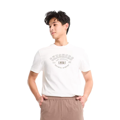 Áo Thun Tay Ngắn Nam Skechers LifestylePhysicalAcademiaCollectionIconicShortSleeveTee-SL125M004-00QF Online Sale