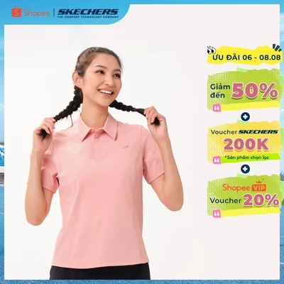 Polo Tee Nữ Skechers Walking Performance Polo Tee - SP126W009-001T
