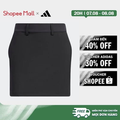 [Duy nhất 8.8 - VOUCHER 30%]adidas Đánh gôn Chân Váy Xẻ Co Giãn Bốn Chiều Nữ Đen HT0048