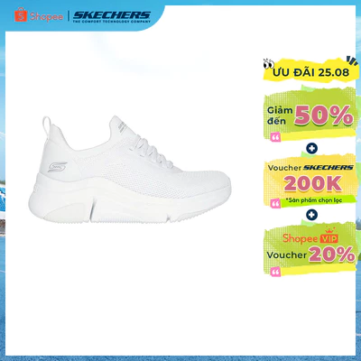 Giày Thể Thao Nữ Skechers BOBS Sport Sparrow Flex Instant Clout Thường Ngày - 117580-W Memory Foam