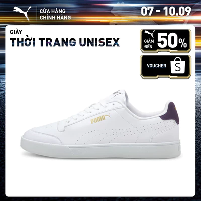 Giày thời trang PUMA Unisex Shuffle Perforated Màu Trắng
