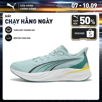 Giày Chạy Bộ PUMA Unisex Darter Pro 2 Baltic Sea Blue-Fresh Water-Silver-Lemon Crush Màu Xanh