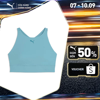 Áo Ngực Thể Thao PUMA Nữ SHAPELUXE HN BRA - MID Baltic Sea Blue Màu Xanh