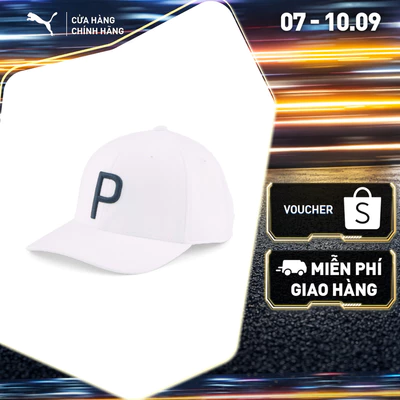 Nón Thể Thao Golf PUMA Nam P Cap White Glow-Navy Blazer Màu Trắng