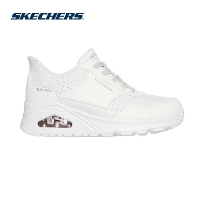 Giày Thể Thao Nữ Skechers Street UNO Banksia Luxe - 177118-WHT Air-Cooled Memory Foam Online Sale