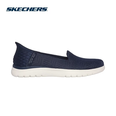 Giày Thể Thao Nữ Skechers Slip-ins On-The-GO Flex Clover Đi Bộ - 138182-NVW Air-Cooled Memory Foam