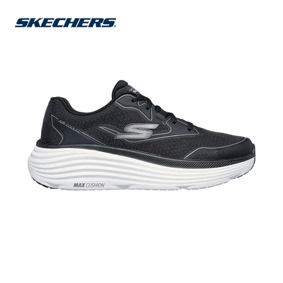 Giày Thể Thao Nam Skechers Performance Max Cushioning Endeavour Space Angle - 220615-BKW Air-Cooled Goga Mat
