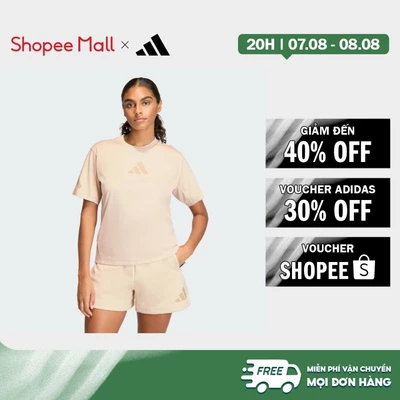 [Duy nhất 8.8 - VOUCHER 30%]adidas Phong cách sống Áo Thun adidas Z.N.E. Nữ Be KC7717
