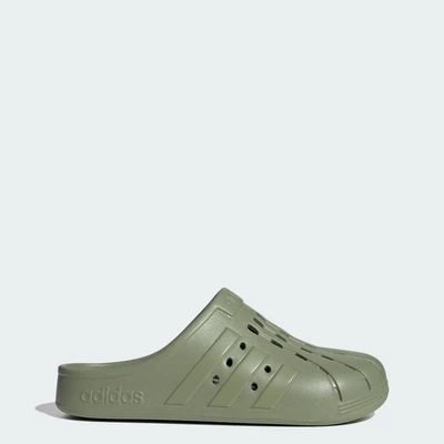 adidas Bơi lội & Phong cách sống Dép Sục adilette Unisex màu xanh lá IG9164