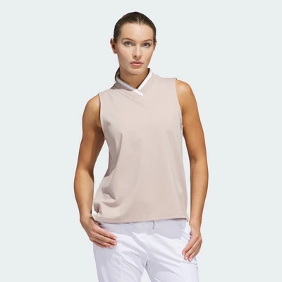 adidas Đánh gôn Áo Polo Không Tay Go-To Nữ nâu JE7314