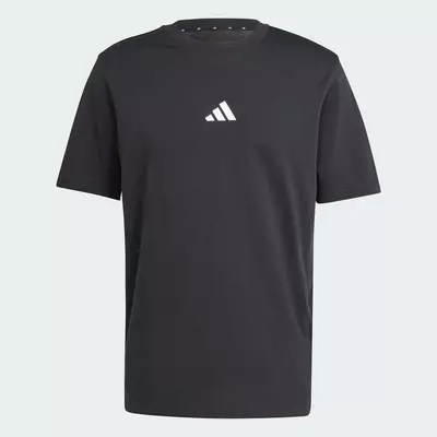 adidas Phong cách sống Áo Thun Single Jersey Logo Nhỏ Essentials Nam Đen JE9024