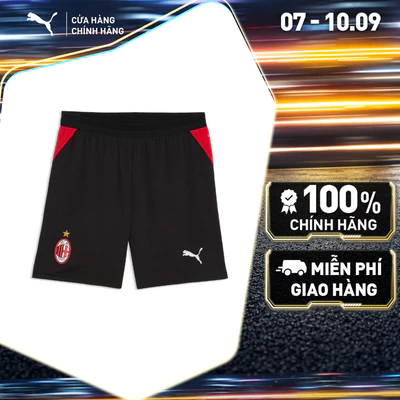 Quần Đùi Thể Thao PUMA Nam ACM Shorts Replica Black-For All Time Red Màu Đen