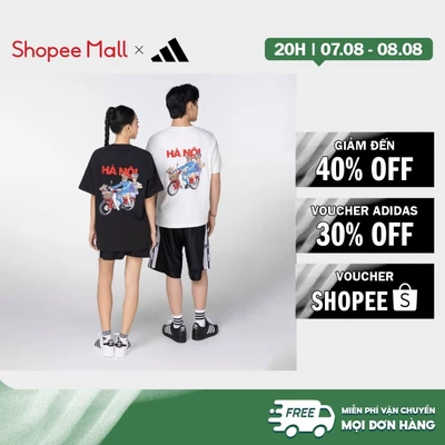 [Duy nhất 8.8 - VOUCHER 30%]adidas Phong cách sống Áo thun trắng Vi vu HÀ NỘI Nam trắng KL0922