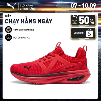 Giày Thể Thao PUMA Unisex Softride Enzo 6 Street For All Time Red-Black Màu Đỏ