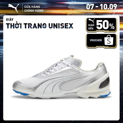 Giày Thời Trang PUMA Unisex V-S1 Metallic White-Silver Màu Trắng