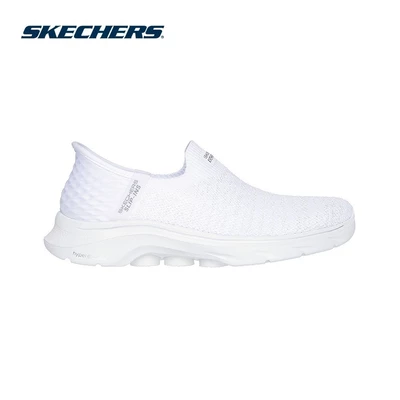 Giày Thể Thao Nữ Skechers Slip-ins GOwalk 7 Springtime Đi Bộ - 125219-WHT Air-Cooled Memory Foam Online Sale