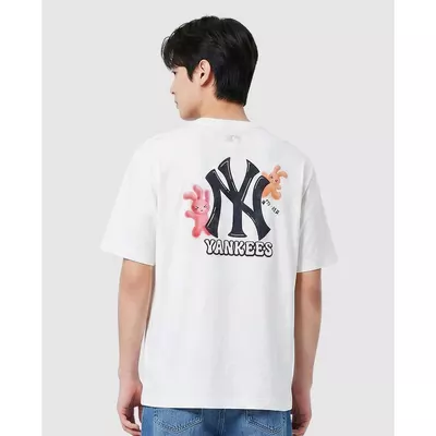 MLB - Áo thun unisex cổ tròn tay ngắn Big Logo_3ATSM1064-50WHS