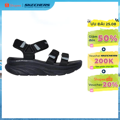 Xăng Đan/Dép Nữ Skechers Sport D'Lux Walker Sea-Scape Thường Ngày - 119826-BBK Online Sale