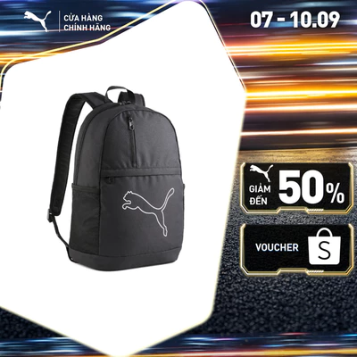 Balo Thời Trang PUMA Unisex PLUS Backpack Black Màu Đen