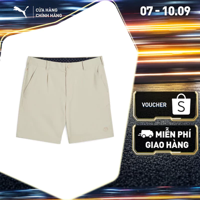 Quần Đùi Thể Thao Golf PUMA Nam x AP PLEATED SHORT Putty Màu Be