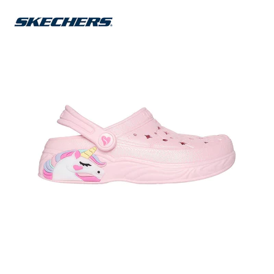ONC Giày Clog Bé Gái Skechers Foamies Unicorn Dreamer Shimmer Slay-308401L-LTPK Online Sale