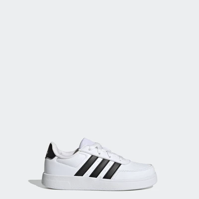 adidas Phong cách sống Giày Buộc Dây Breaknet Lifestyle Court Trẻ em trắng HP8956