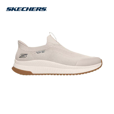 Giày Thể Thao Nam Skechers Slip-Ins BOBS Sport Squad 4 Single Step Thường Ngày - 118415-OFWT Memory Foam